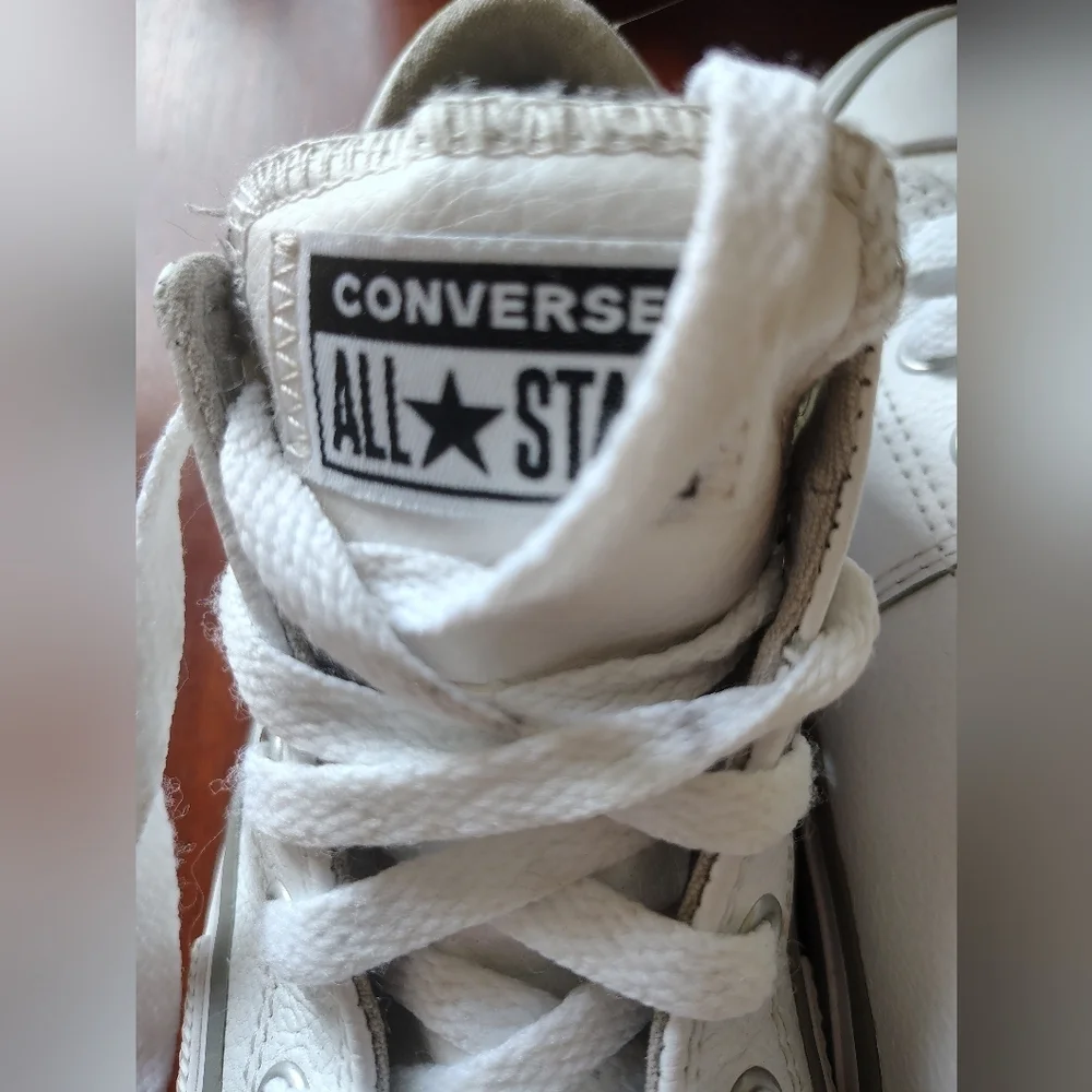Converse All Star Classic White Kids Sneakers Size 12